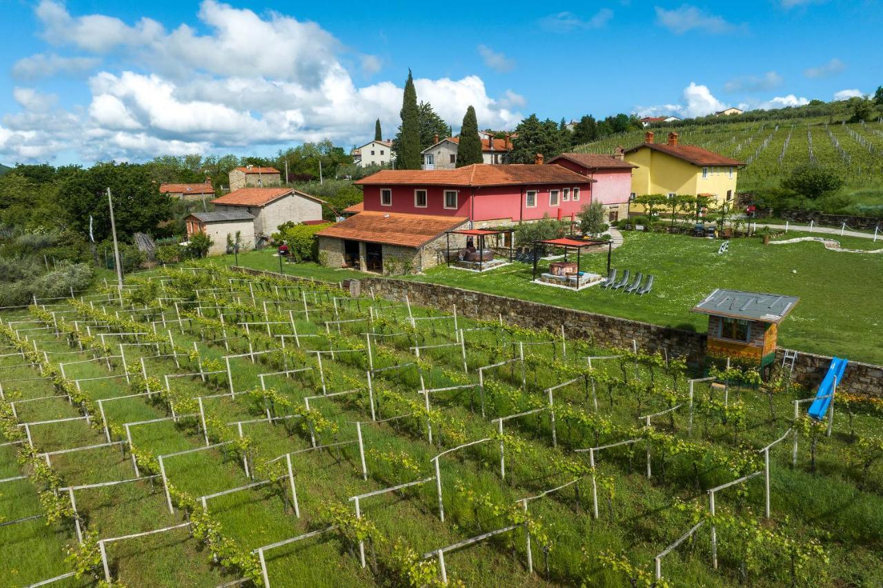 Touristfarm - Apartments "Red Fairytale" Marezige Exterior photo